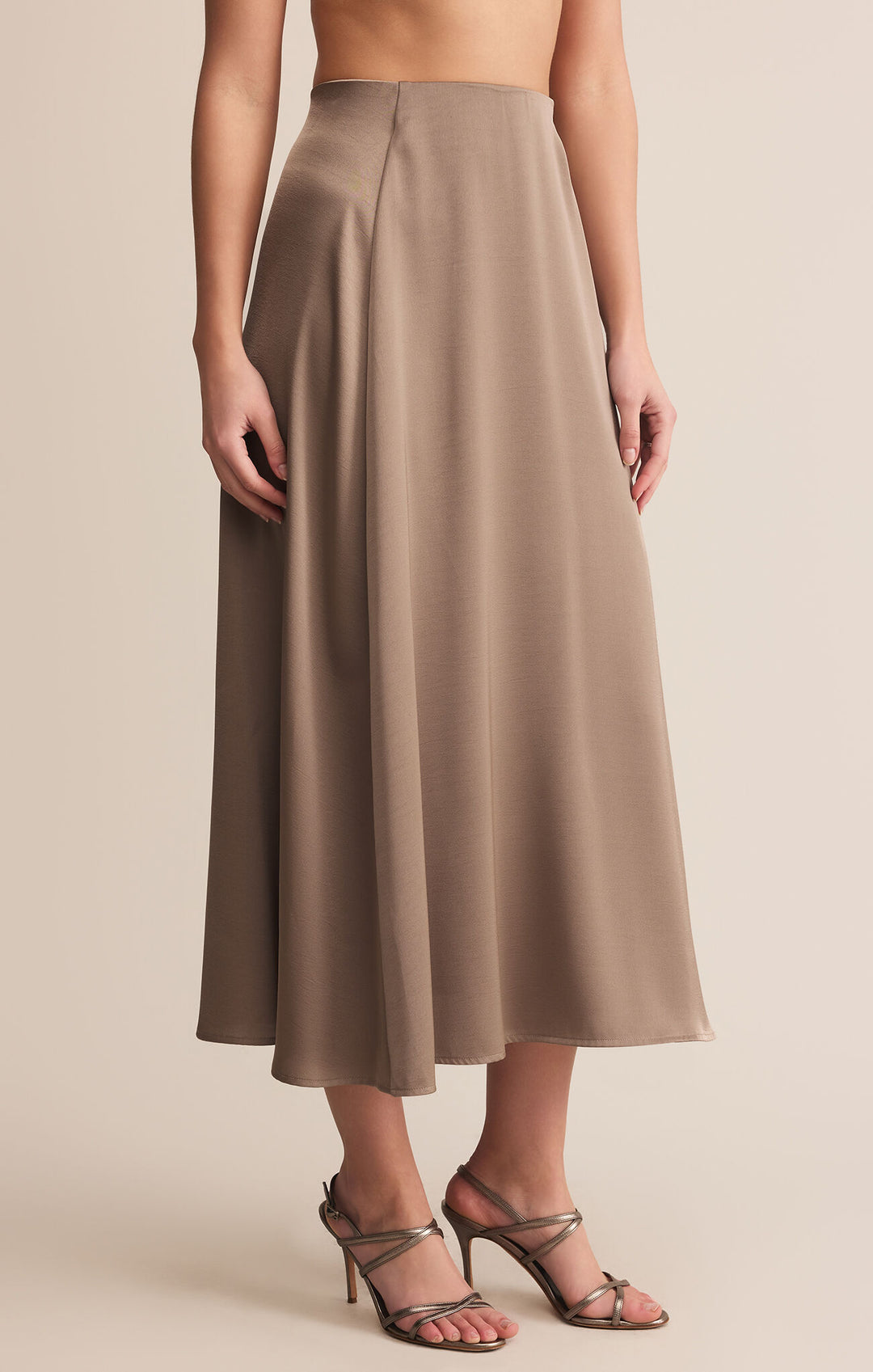 Z Supply Northpointe Midi Skirt in Moonlight