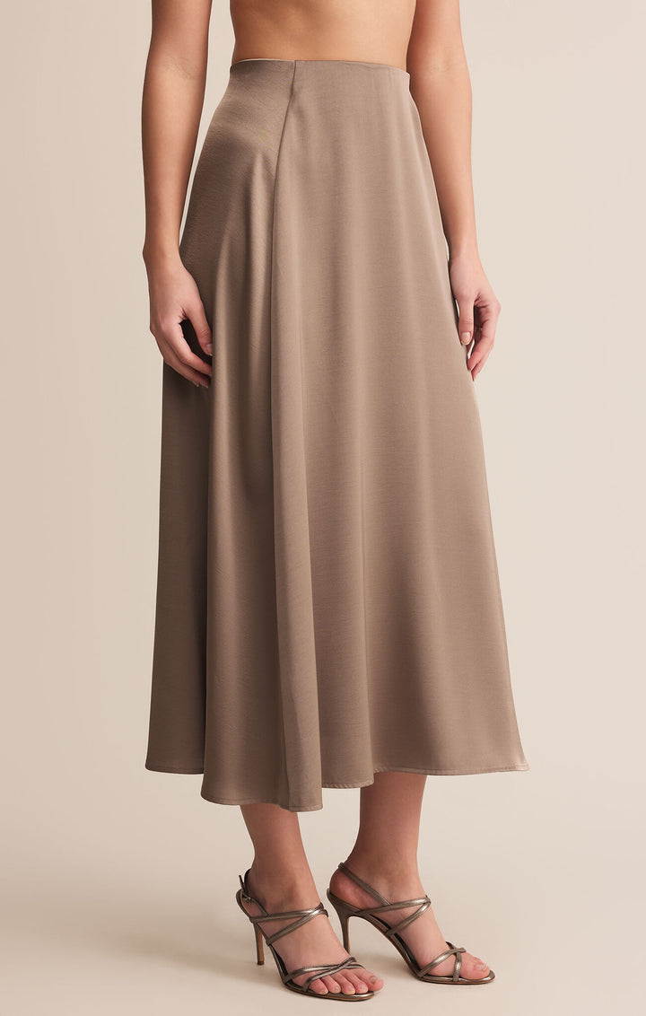 Z Supply Northpointe Midi Skirt in Moonlight