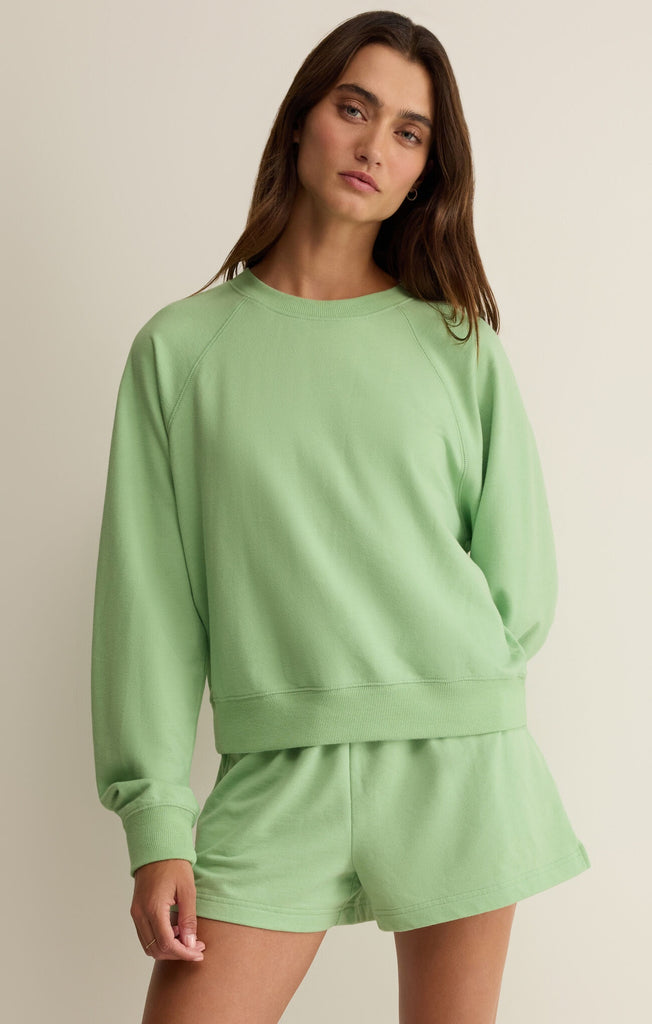 onedayapartmentjapan ★NATURAL NEP SWEAT★ Z Supply Saldana Sweatshirt in Sprout – Sugar & Spice