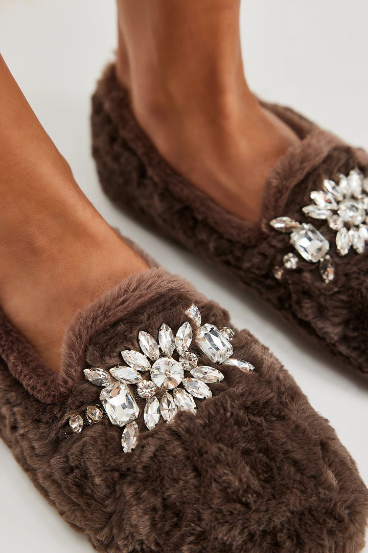 Free People Slumber Party Loafer in London Fog