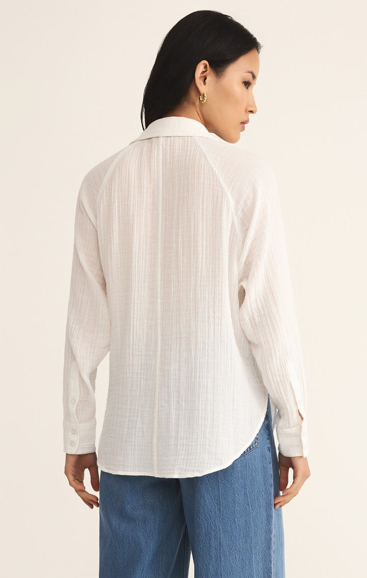 Z Supply The Perfect Airy Top in White