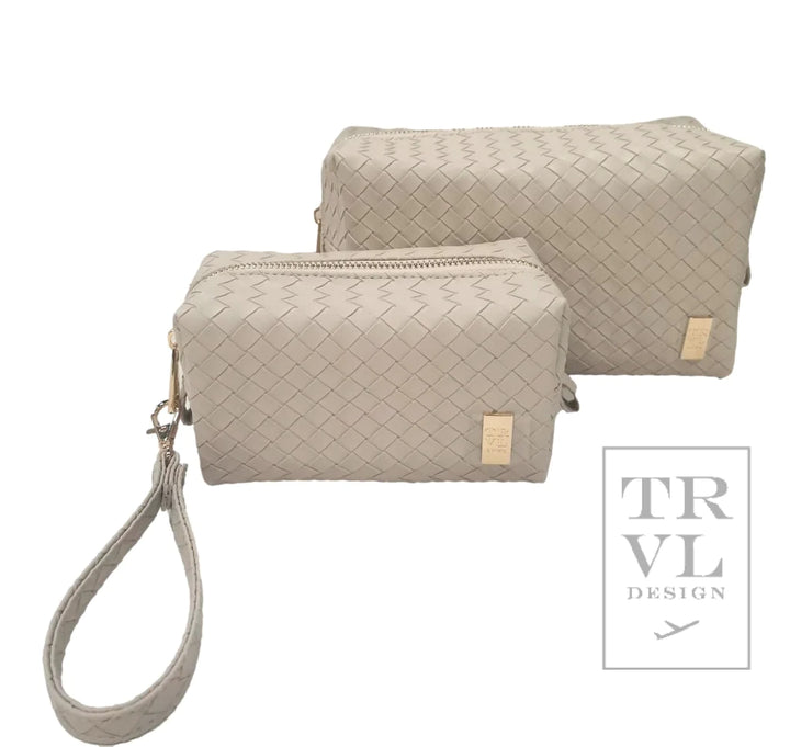 TRVL Design LUXE DUO DOME Bag Set Woven Bisque