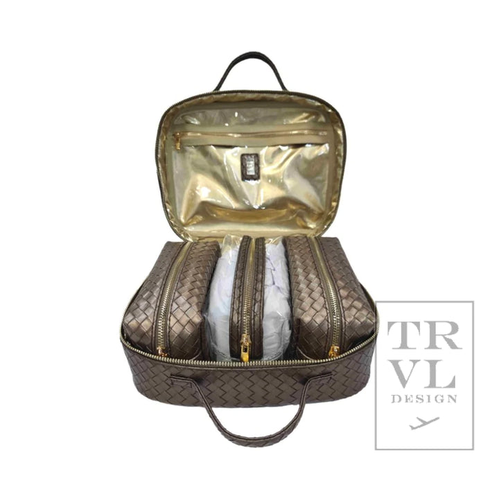 TRVL Design LUXE TRVL2 Case Woven Bronze