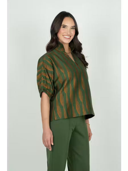 Emily McCarthy Poppy Top in Tuscan Villa