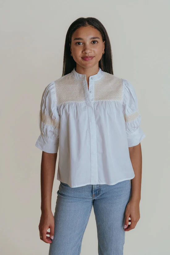 LaRoque Sutton Blouse in White