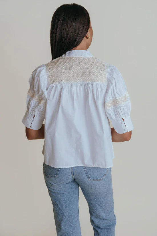 LaRoque Sutton Blouse in White