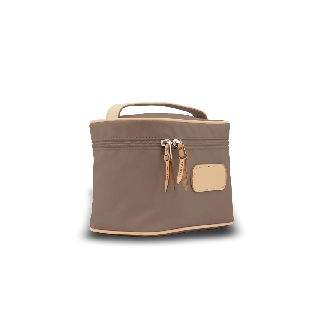 Jon Hart Makeup Case in Saddle Coated Canvas