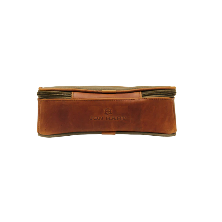 Jon Hart JH Dopp Kit in Khaki Canvas