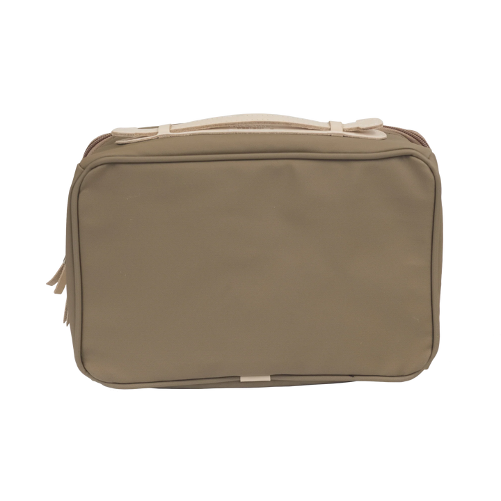 Jon Hart Large Travel Kit in Saddle Coated Canvas