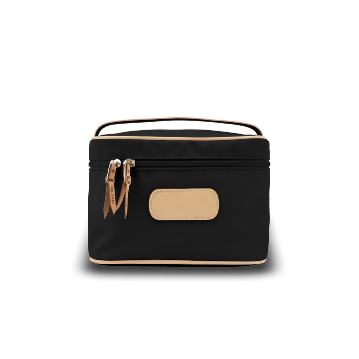 Jon Hart Makeup Case in Black Coated Canvas