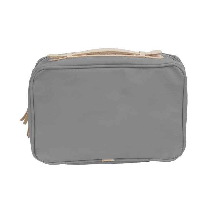 Jon Hart Large Travel Kit in Slate Coated Canvas
