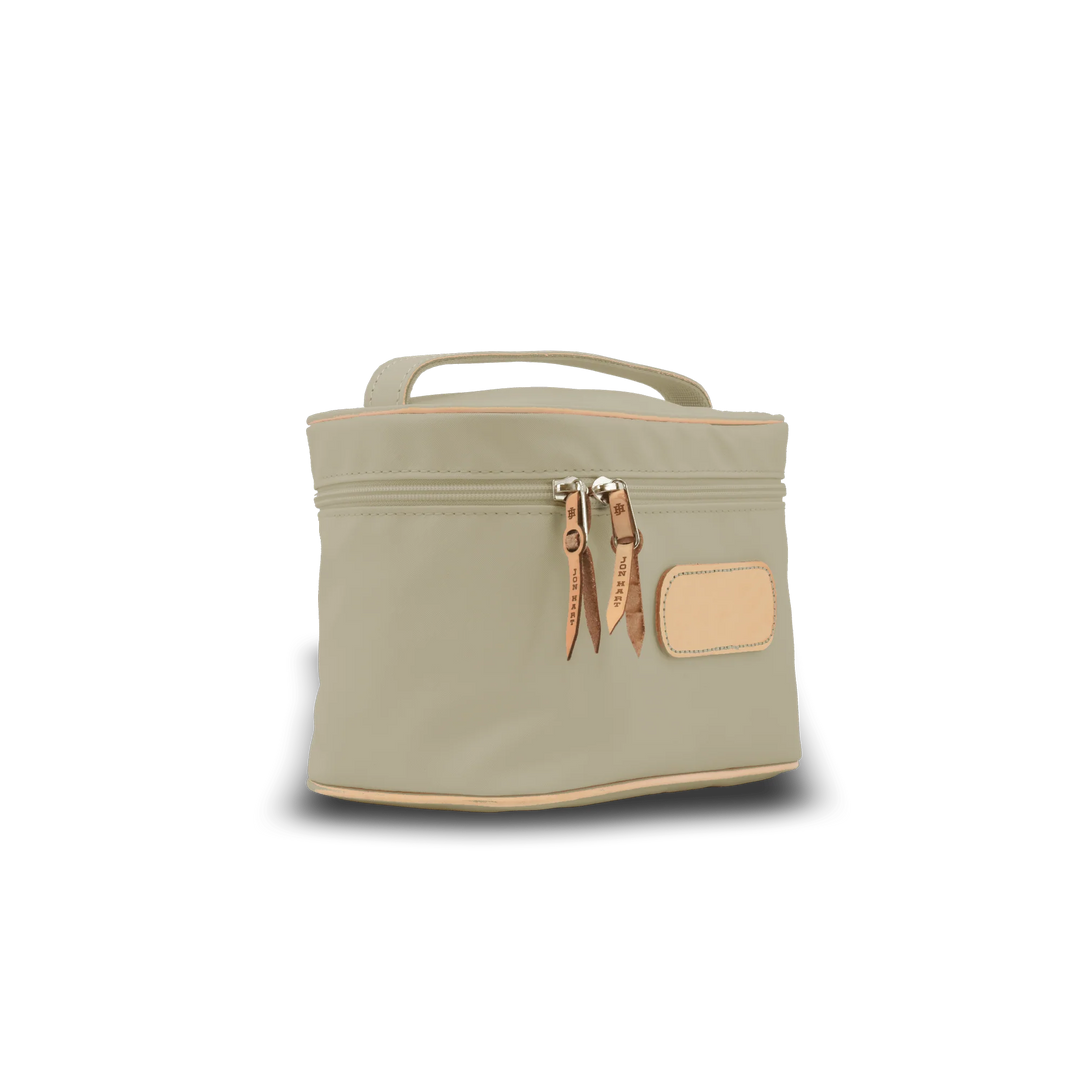 Jon Hart Makeup Case in Tan Coated Canvas