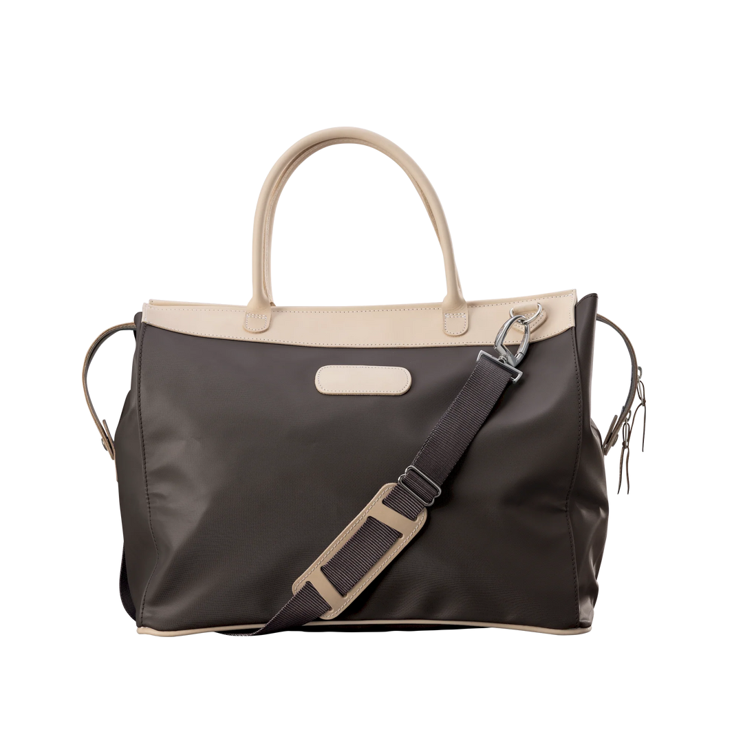 Jon Hart Burleson Bag in Espresso Coated Canvas