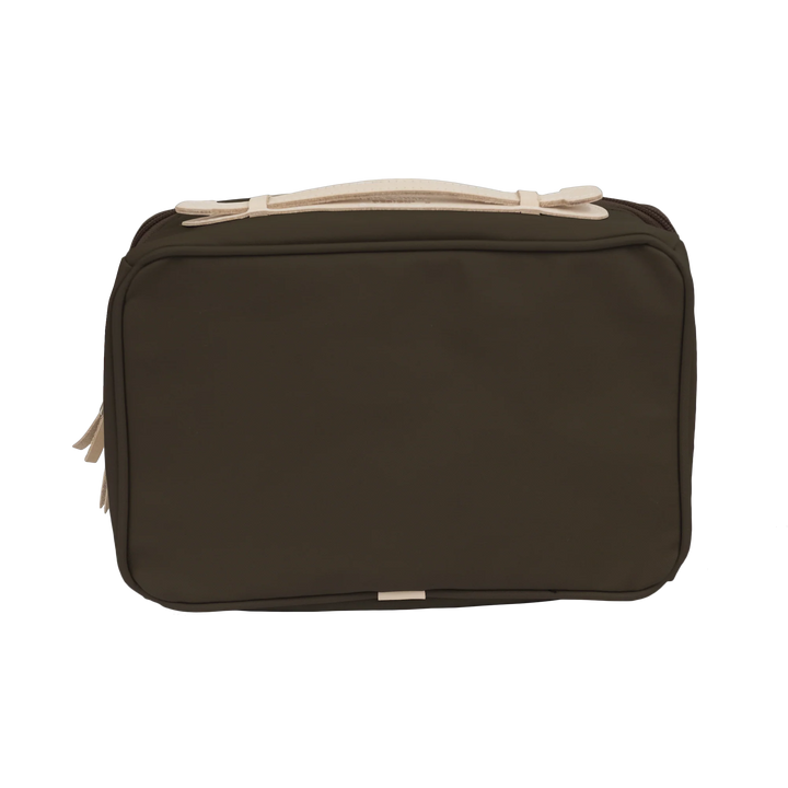 Jon Hart Large Travel Kit in Espresso Coated Canvas