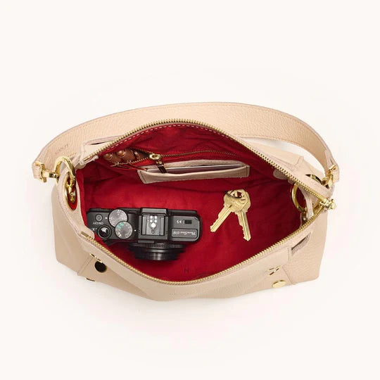 Hammitt Bryant Medium Shoulder Bag in Superbloom Pink/Gold