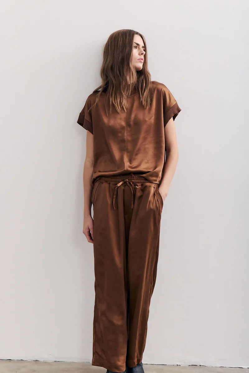 Melissa Nepton Colette Pant in Coffee