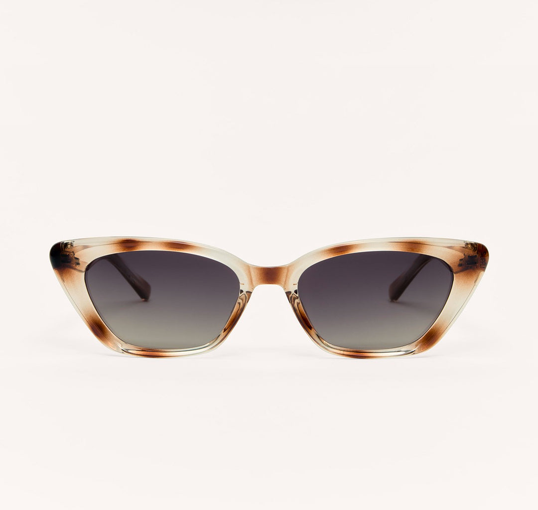Z Supply Staycation Polarized Sunglasses in Brown Tortoise - Brown