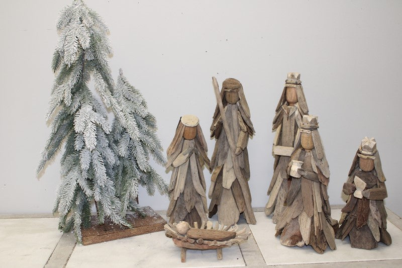 Large Driftwood Nativity