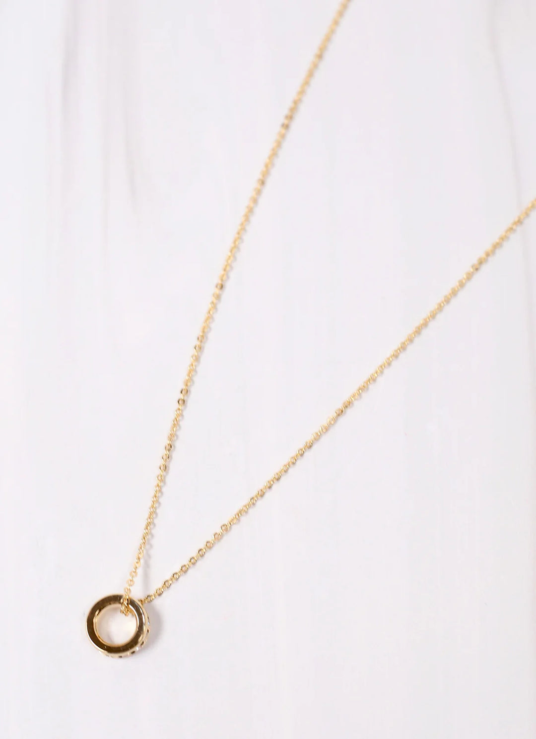 Lawrence CZ Open Necklace