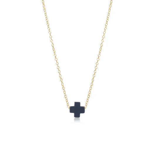 enewton 16" Necklace Gold - Signature Small Cross
