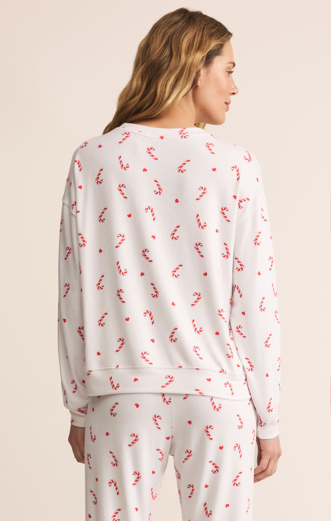 Z Supply Cozy Candy Cane Set in White