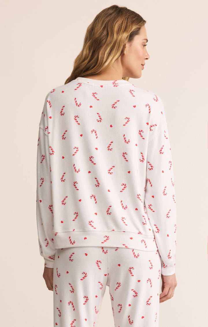 Z Supply Cozy Candy Cane Set in White