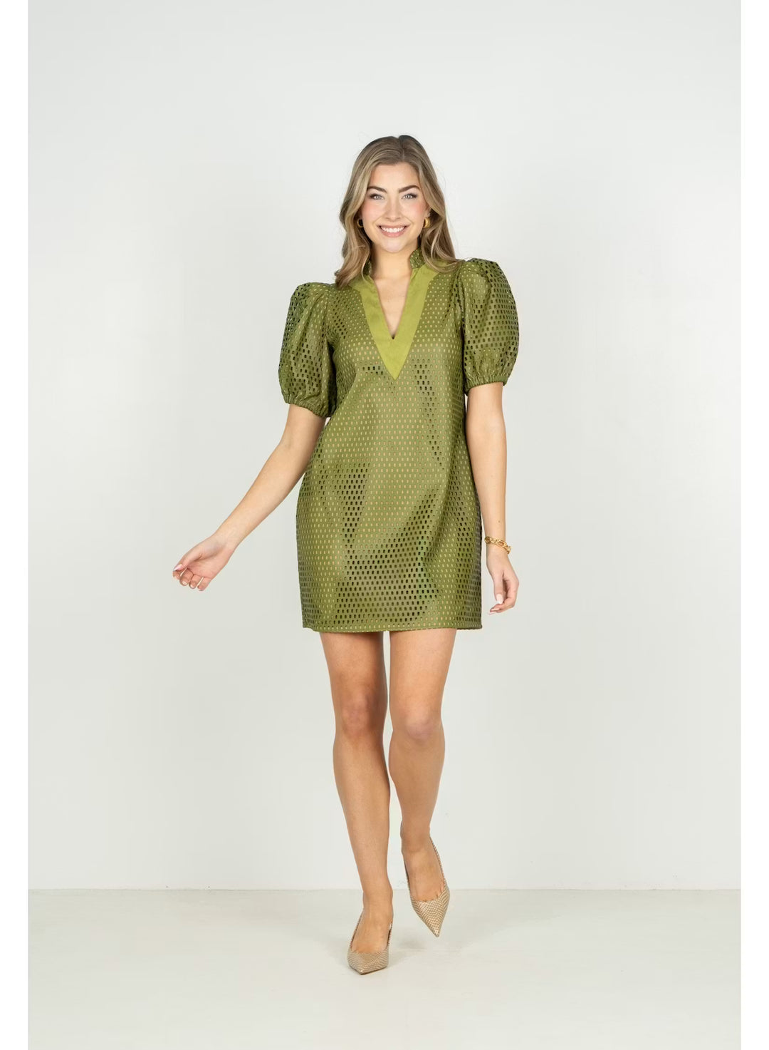 Emily McCarthy Hampton Mini Dress in Colosseum