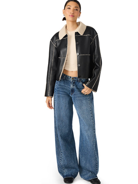 Steve Madden Tilla Coat in Black