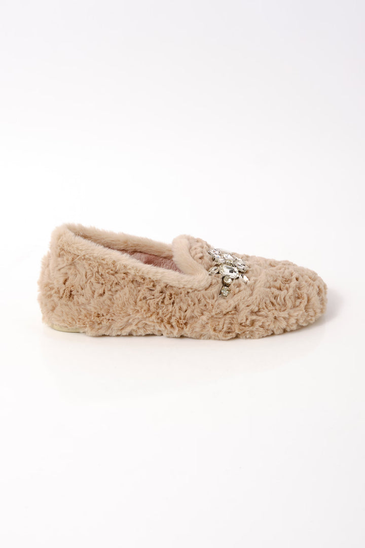 Free People Slumber Party Loafer in Parchment