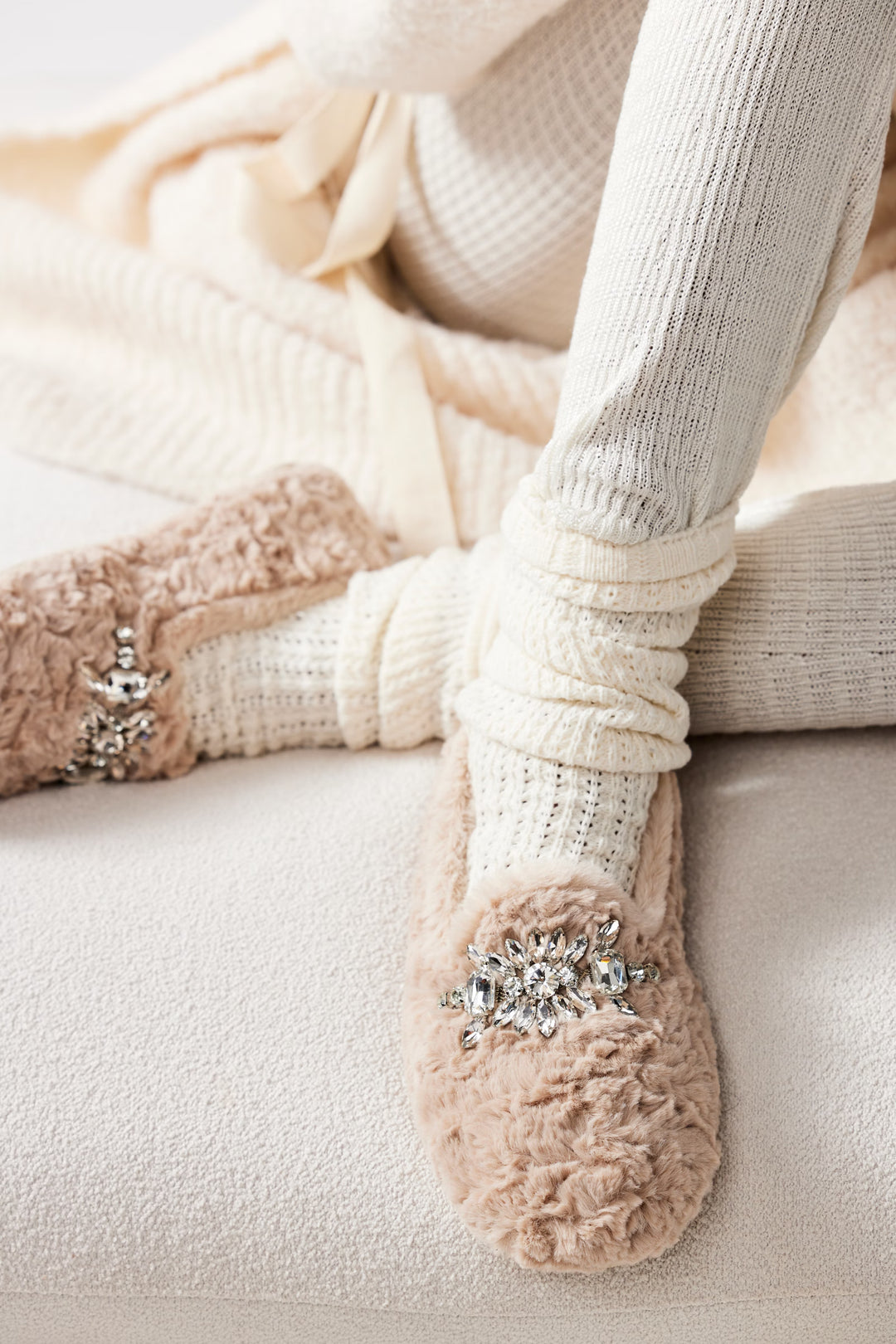 Free People Slumber Party Loafer in Parchment