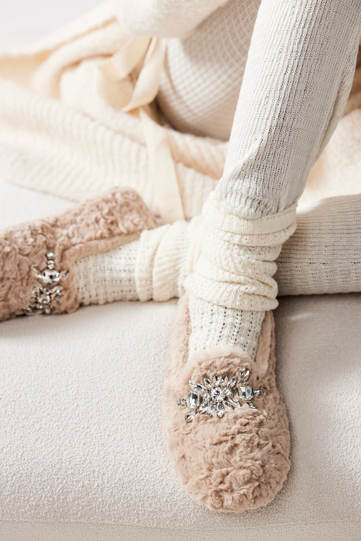 Free People Slumber Party Loafer in Parchment