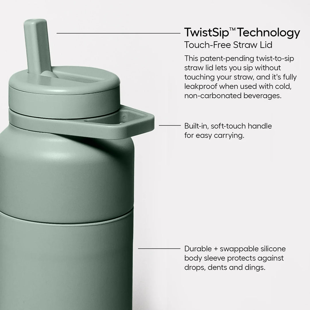 BrüMate Rotera 35 oz Water Bottle in Mist