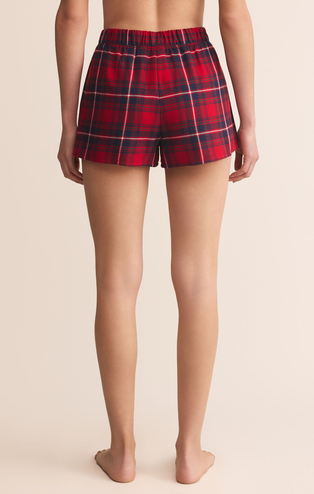 Z Supply Boyfriend Boxer in Haute Red