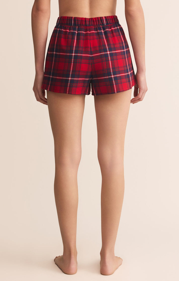 Z Supply Boyfriend Boxer in Haute Red