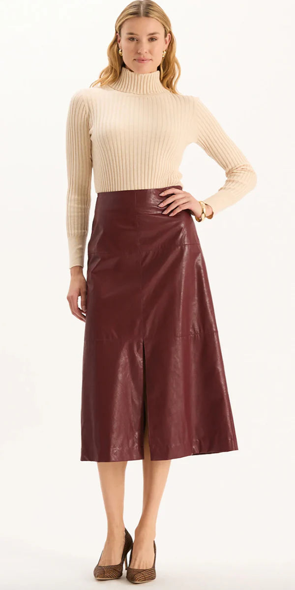 Tyler Boe Cotton Cashmere Turtleneck in White