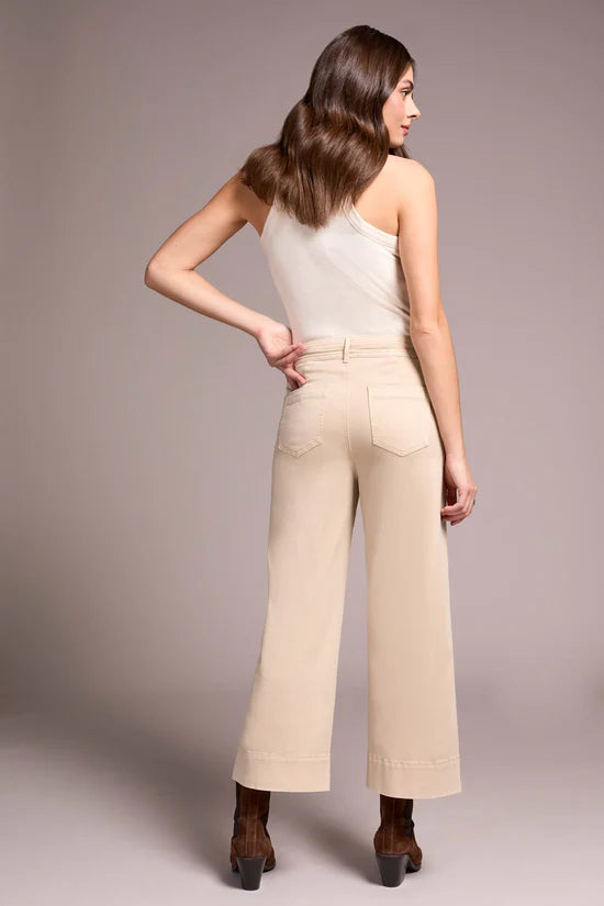 Tribal Comfort Stretch High Rise Palazzo Pants in Sandstone