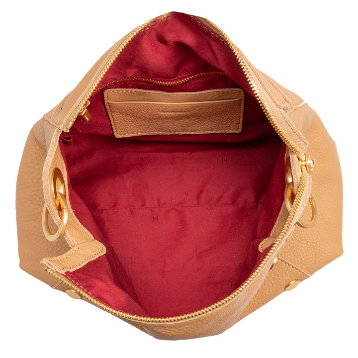 Hammitt Bryant Medium Shoulder Bag in Toast Tan/Brushed Gold