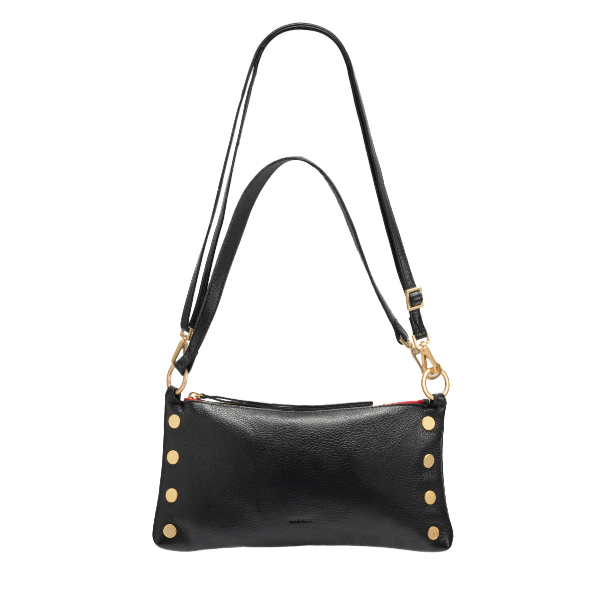 キムハマ Hammitt Kyle in Black /Brush Gold Red Zip – Sugar & Spice