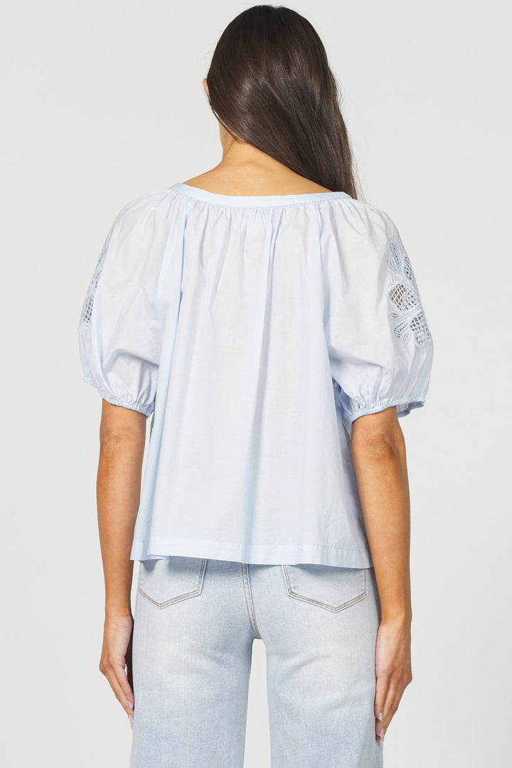 Dear John Emiline Skyway Blue Top