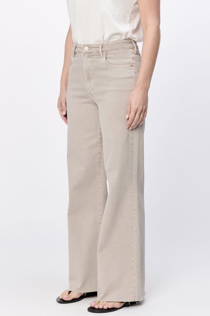 Dear John Fiona Wide Leg Jean in Stone