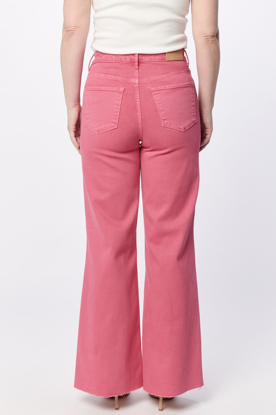 Dear John Fiona Wide Leg Jean in Raspberry