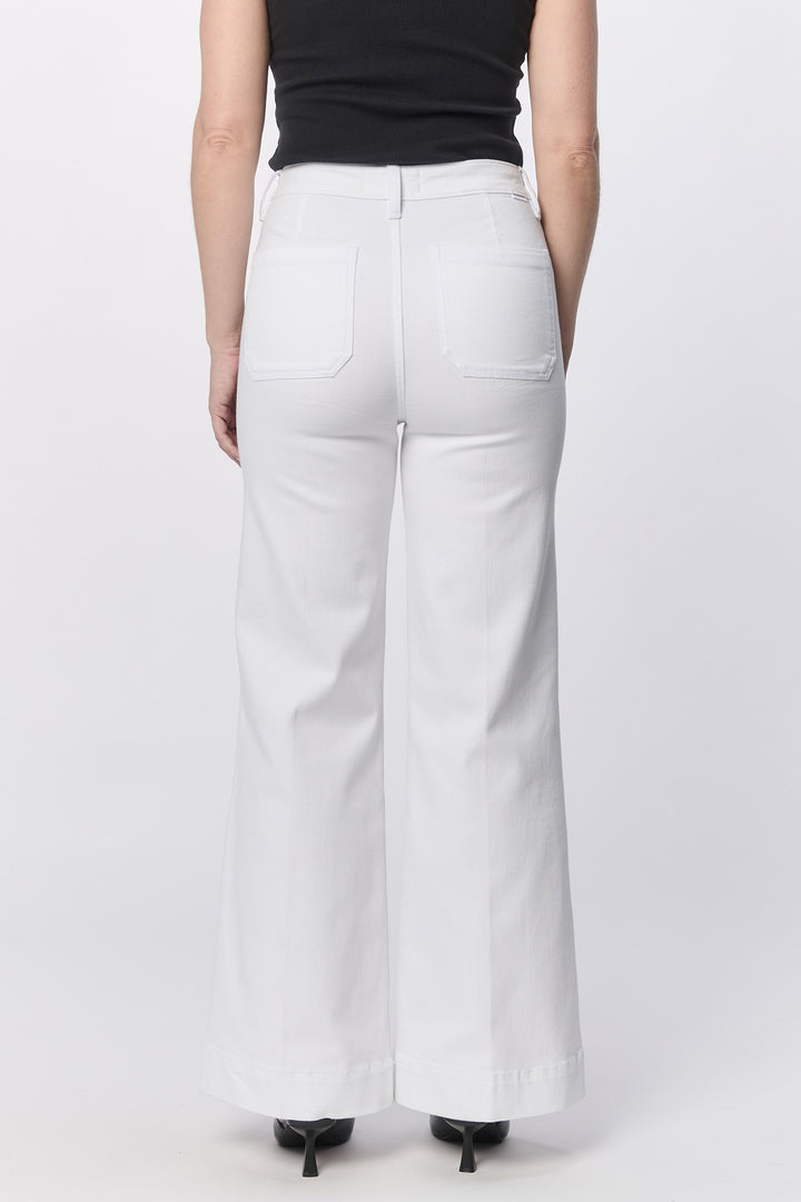 Dear John Fiona Wide Leg Jean in White