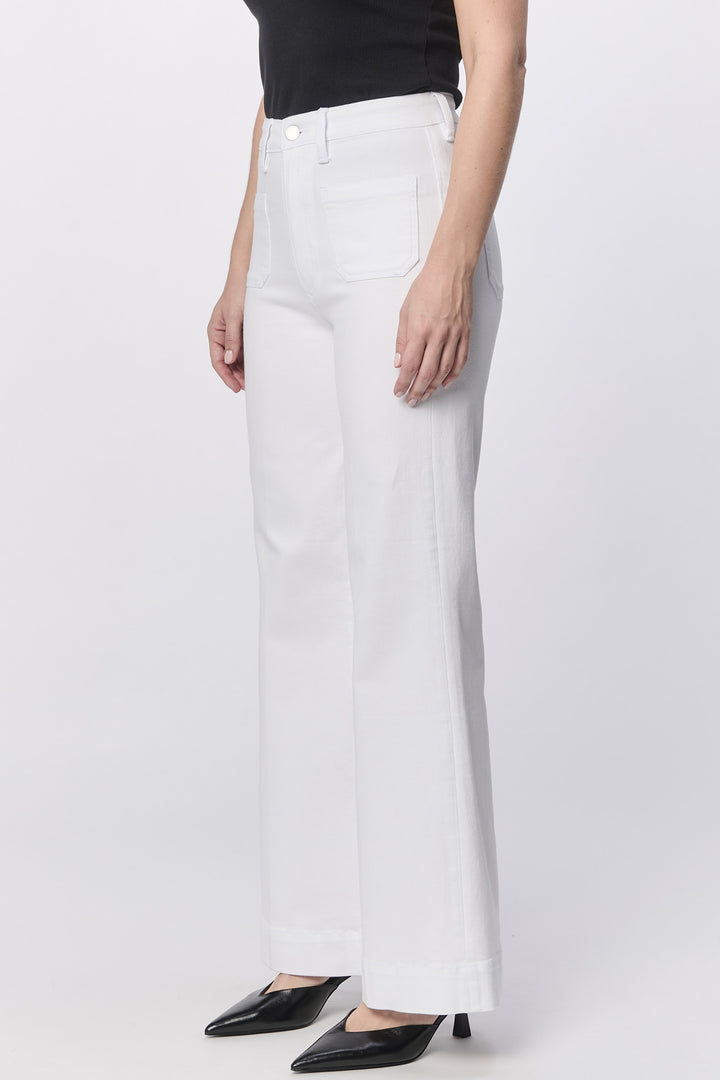 Dear John Fiona Wide Leg Jean in White