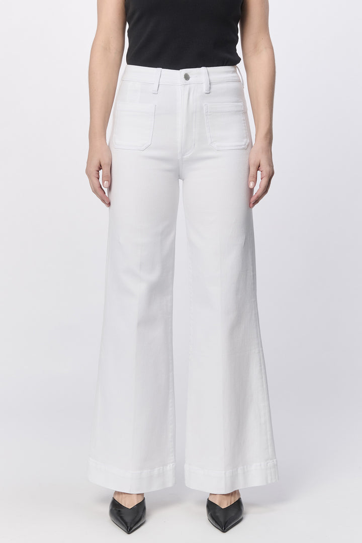 Dear John Fiona Wide Leg Jean in White