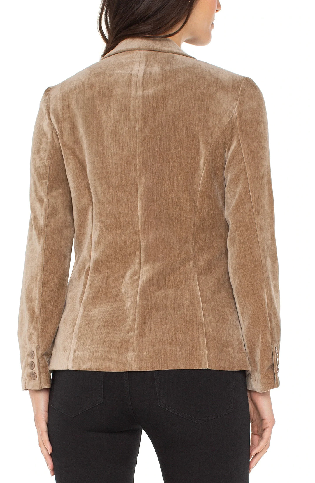 Liverpool Los Angeles Fitted Blazer in Harvest Khaki