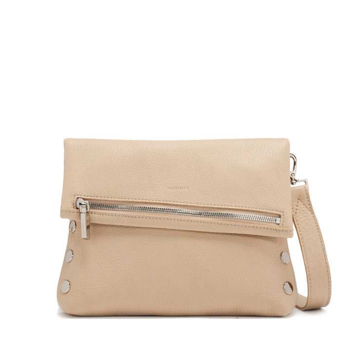 Hammitt VIP Med Shoulder Bag in Limestone/Silver