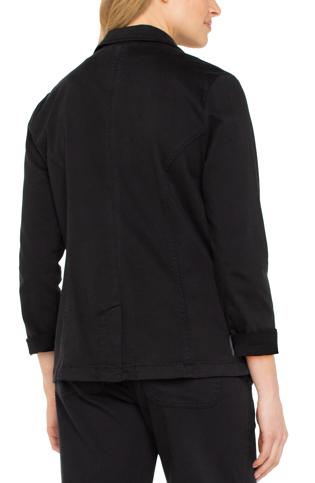 Liverpool Los Angeles Fitted Blazer in Black