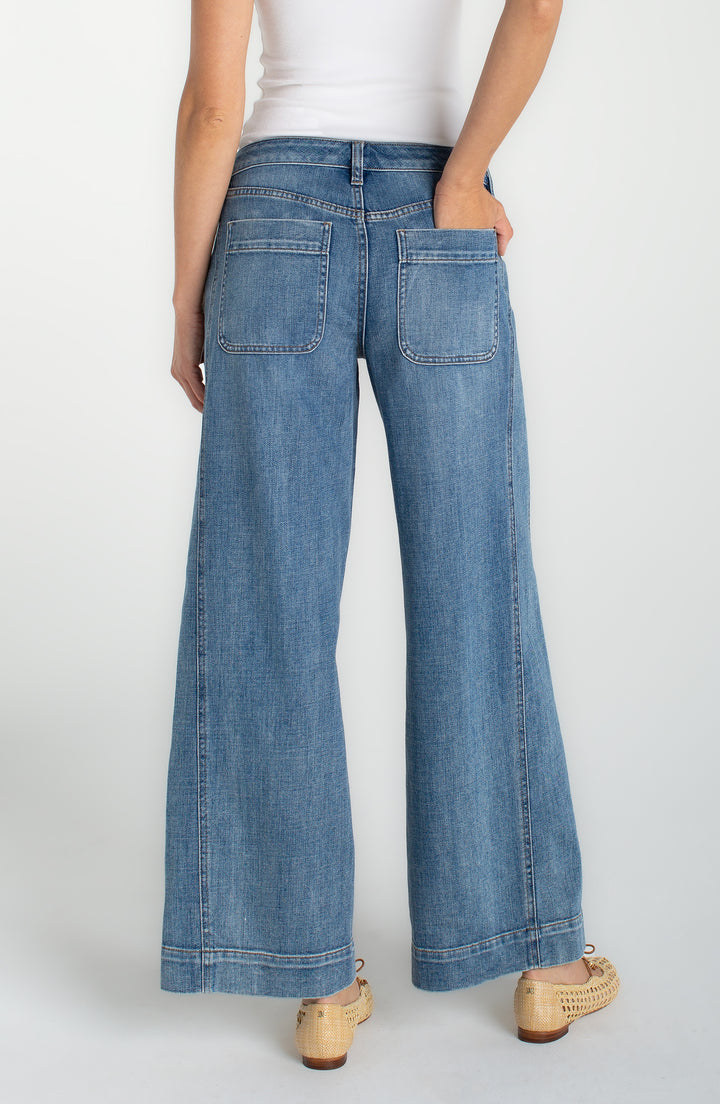 Liverpool Los Angeles Stride Wide Leg Jean in Culver City