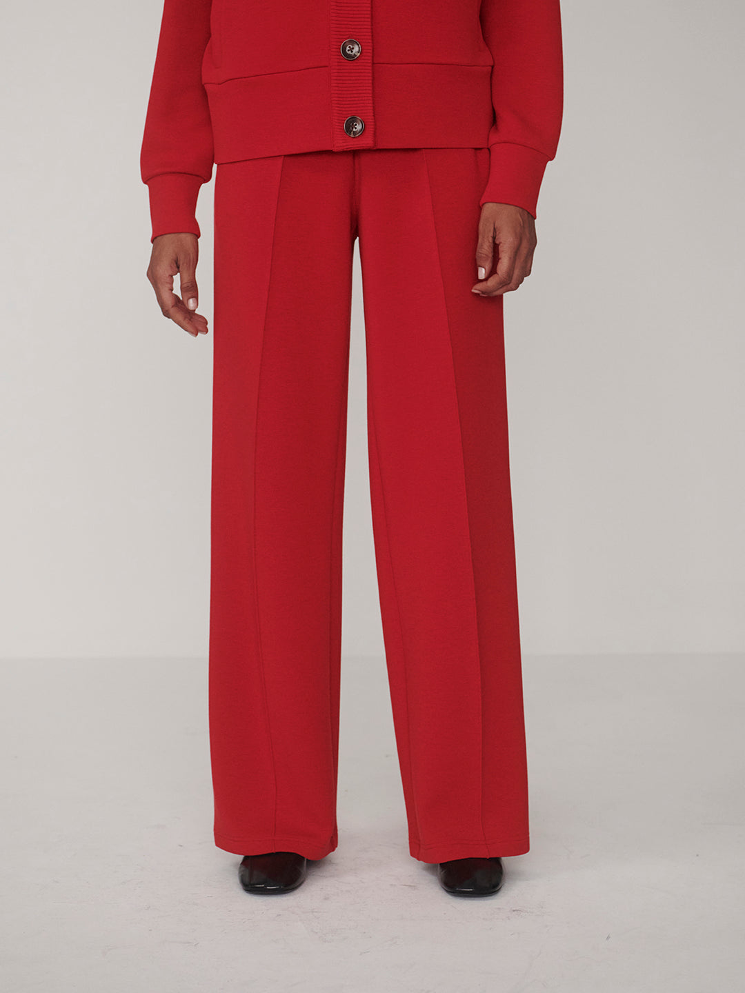 Varley Wide Leg Pant 30'' in Red Marl