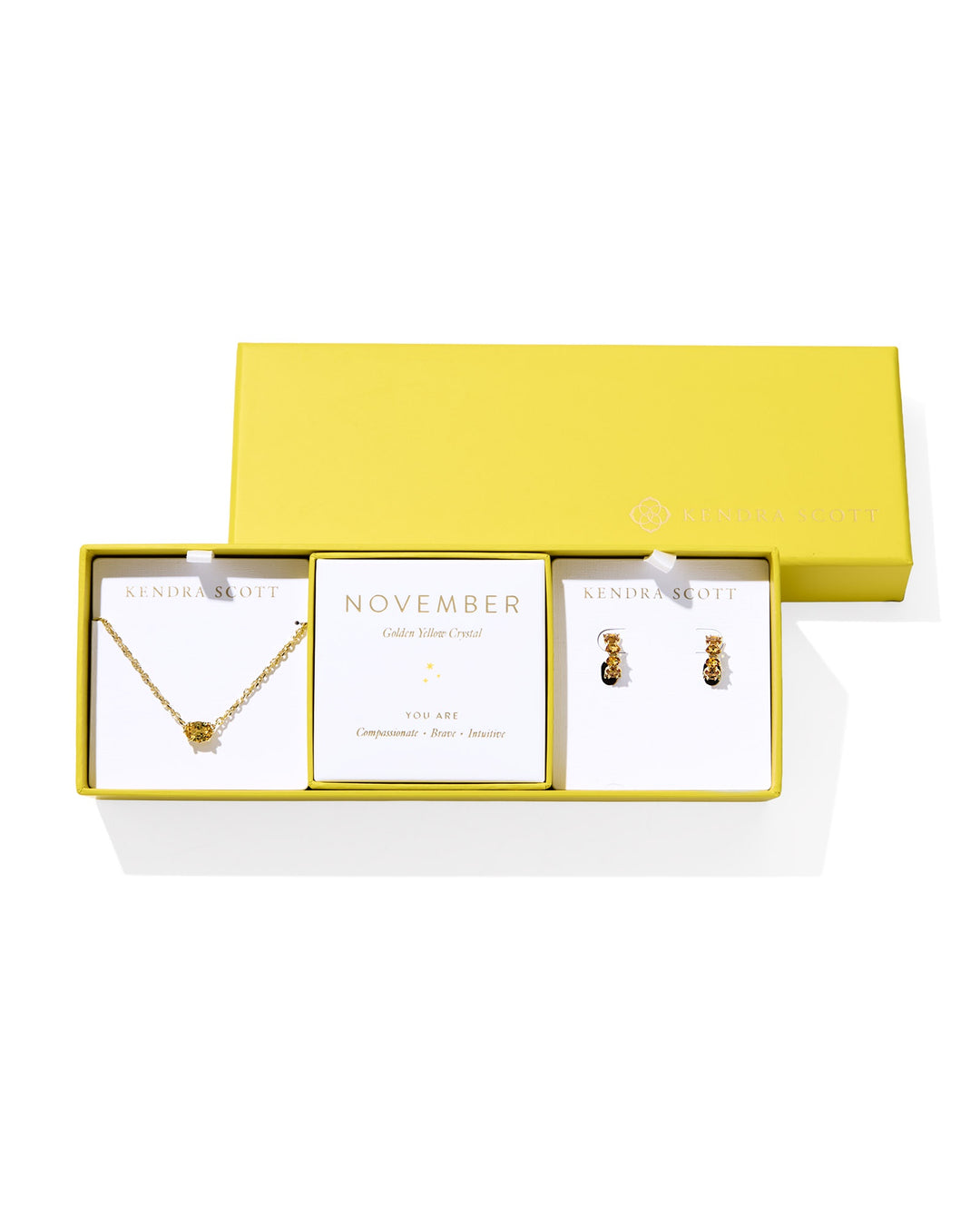 Kendra Scott Cailin Gold Birthstone Gift Set- November